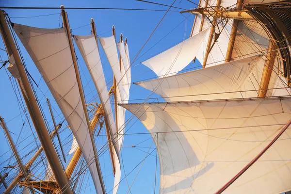 Sail of a clipper ship — Stock Photo, Image