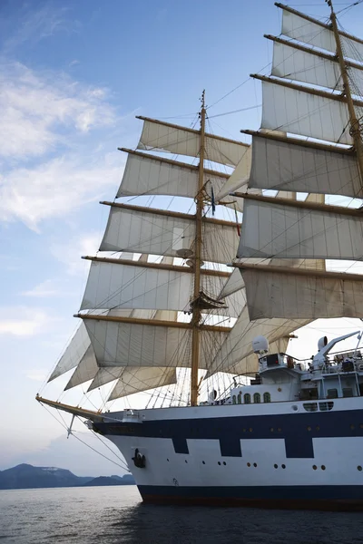 Clipper ship in the sea — Stock Photo, Image