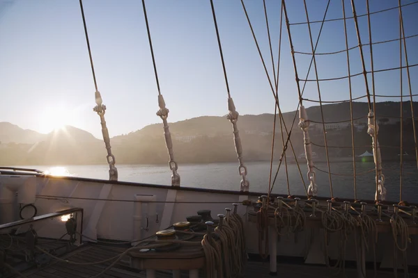 Clipper barco en el mar — Foto de Stock