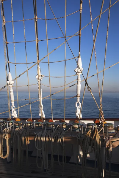 Clipper barco en el mar — Foto de Stock