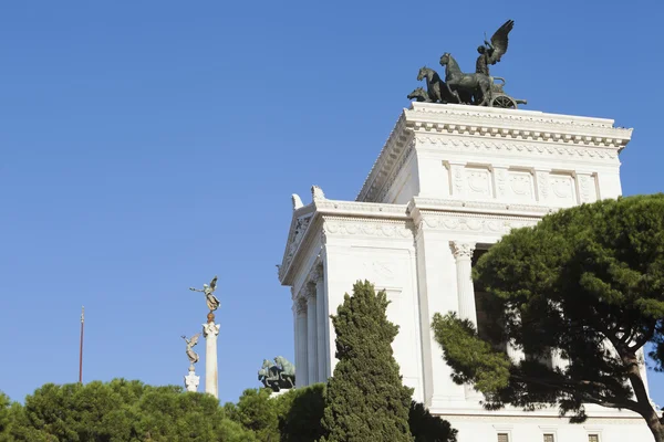 Nationales Denkmal für Viktor Emanuel II — Stockfoto