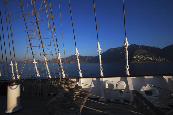 Clipper barco en el mar — Foto de Stock