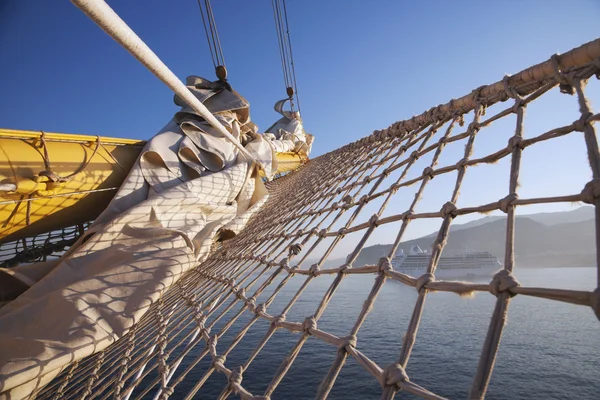 Clipper ship in the sea — Stock Photo, Image