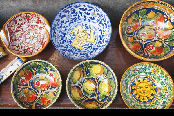 Display of ceramics crockery — Stock Photo, Image