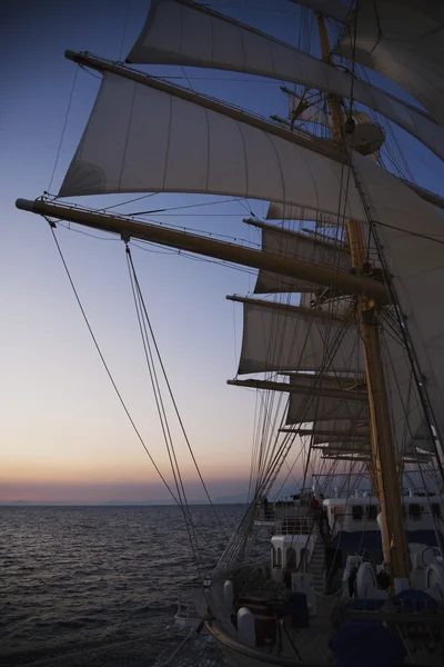 Clipper barco en el mar — Foto de Stock