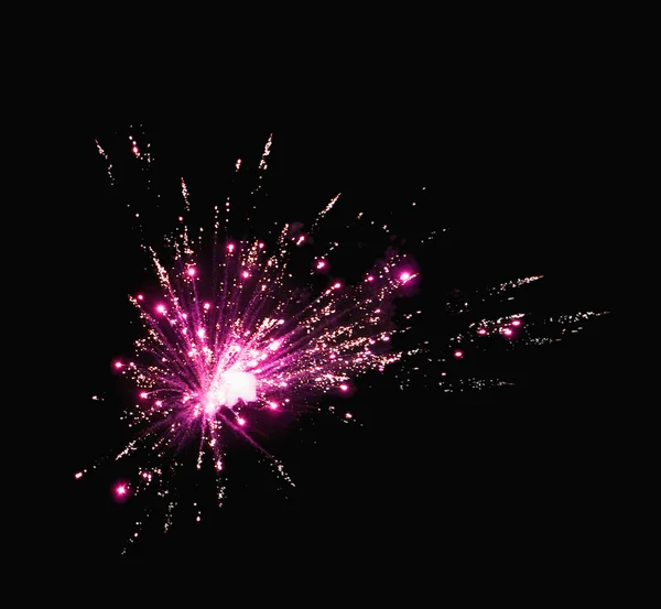 Fireworks display at night — Stock Photo, Image