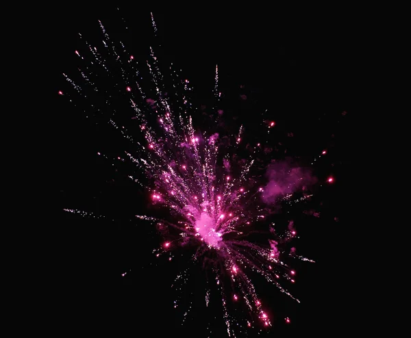 Fireworks display at night — Stock Photo, Image