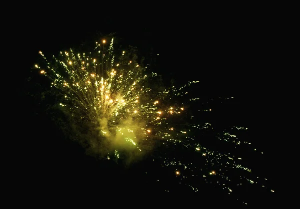 Fireworks display at night — Stock Photo, Image