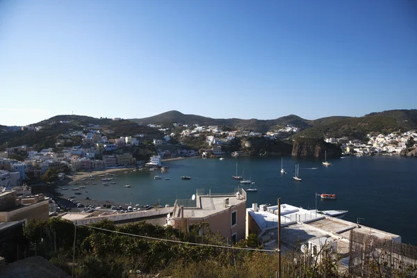 Buildings on an island — Stock Photo, Image