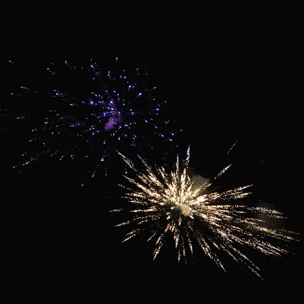 Fireworks display at night — Stock Photo, Image