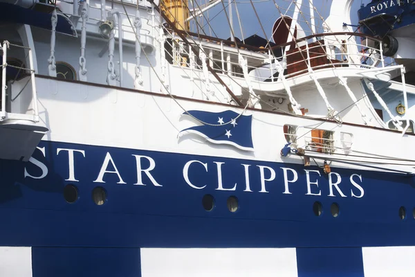 Clipper navire dans la mer — Photo