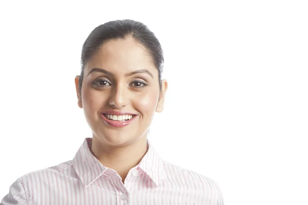 Mulher de negócios sorrindo — Fotografia de Stock