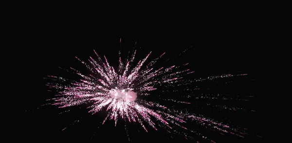 Fireworks display at night — Stock Photo, Image