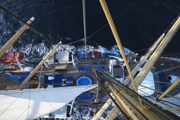 Clipper barco en el mar — Foto de Stock