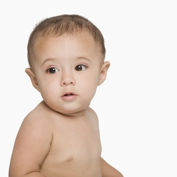 Baby boy thinking — Stock Photo, Image