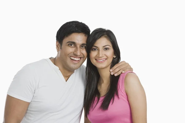 Casal sorrindo — Fotografia de Stock