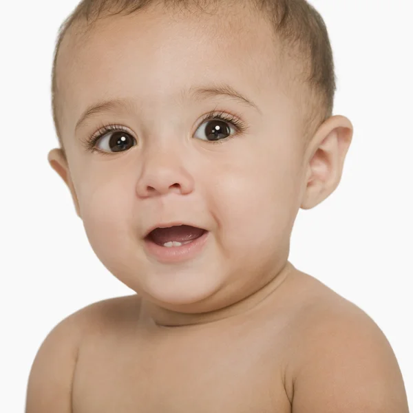 Babyjongen glimlachen — Stockfoto
