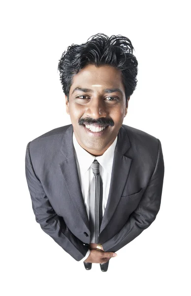 South Indian businessman smiling — Stock Photo, Image