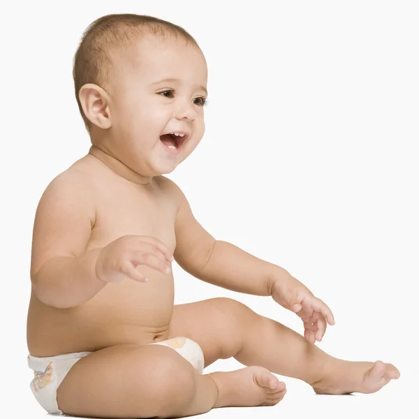 Baby boy smiling — Stock Photo, Image