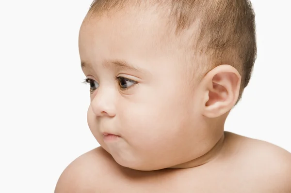 Düşünme erkek bebek — Stok fotoğraf