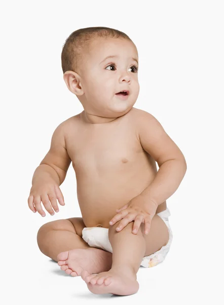 Baby boy smiling — Stock Photo, Image