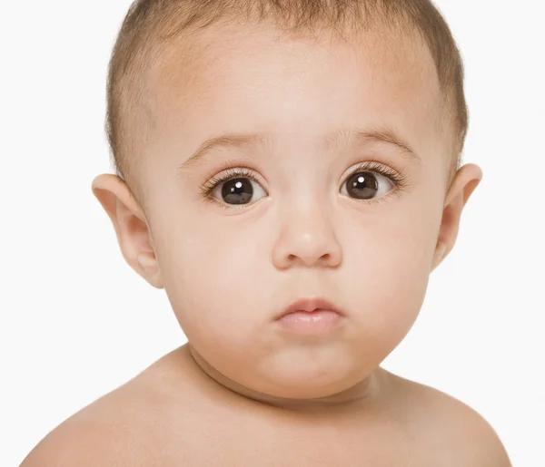 Düşünme erkek bebek — Stok fotoğraf