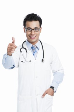 başparmak kadar gösteren doktor