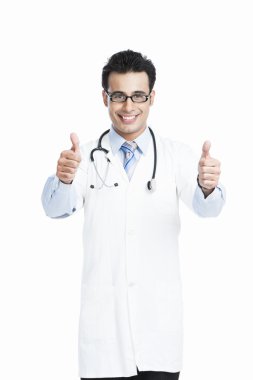 başparmak kadar gösteren doktor