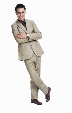 gülümseyen iş adamı