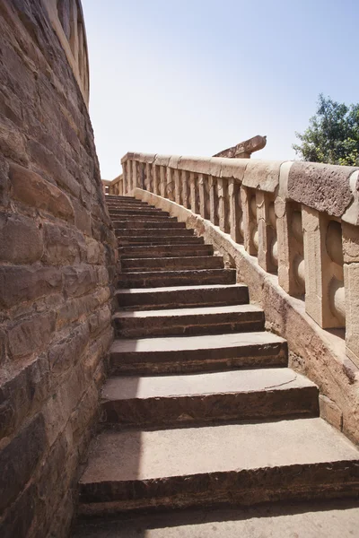 Oude stoepa op sanchi — Stockfoto