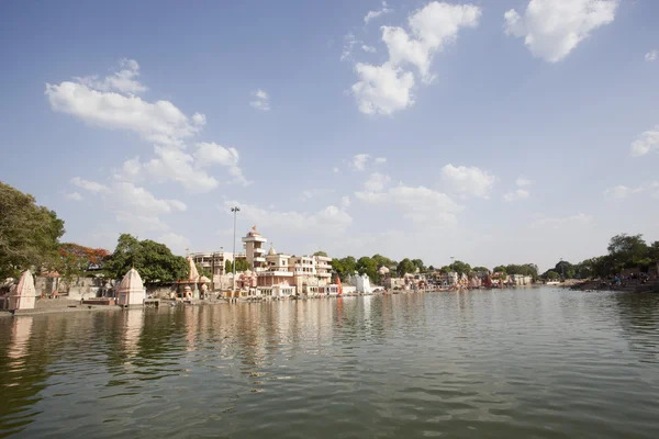 Tempel am shipra ghat — Stockfoto