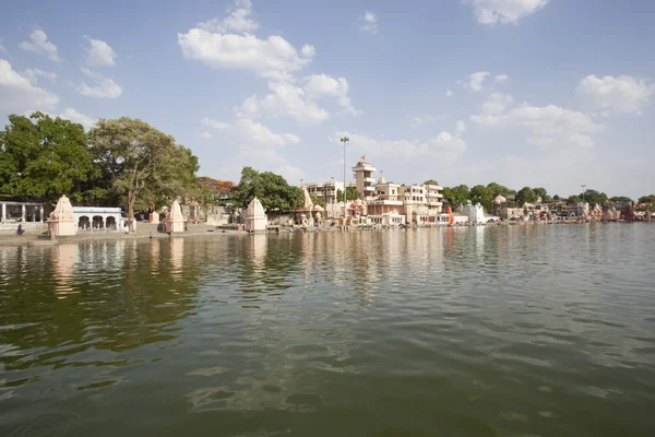 Tempel am shipra ghat — Stockfoto