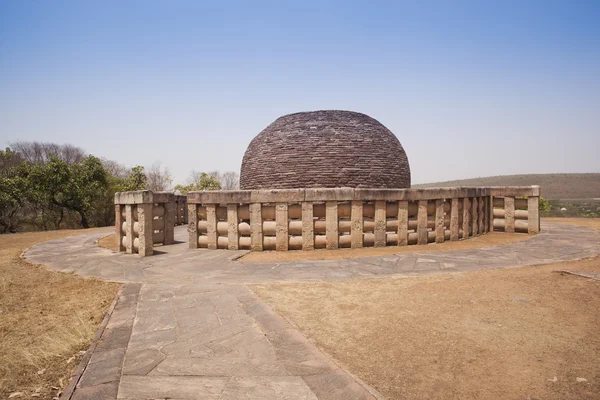 Ancient stupa at Sanchi — Stock Photo, Image