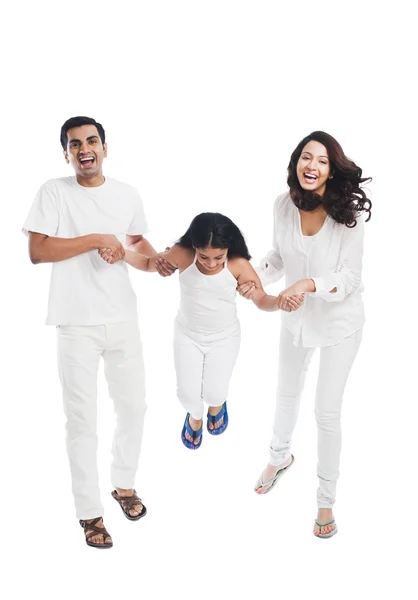 Parents jouant avec leur fille — Photo