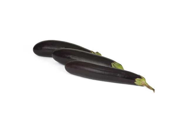 Three eggplants — Stock Photo, Image