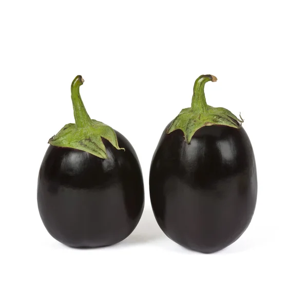 Twee aubergines — Stockfoto