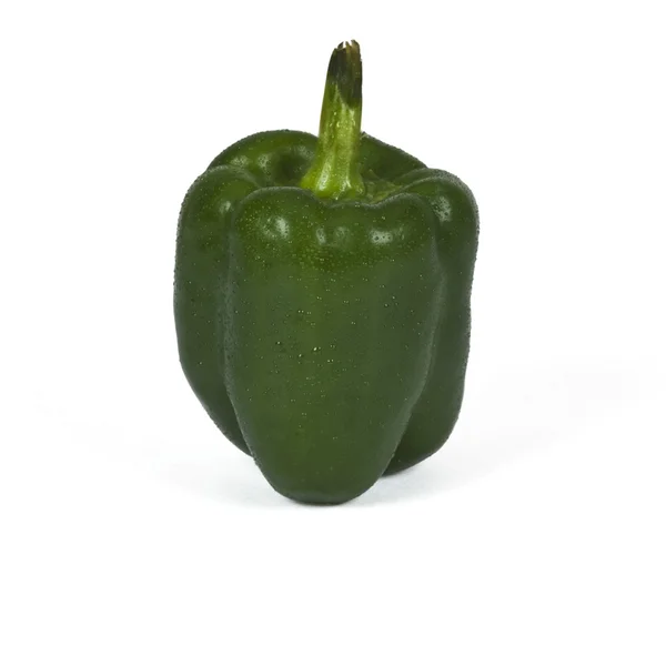 Zöld színű paprika — Stock Fotó