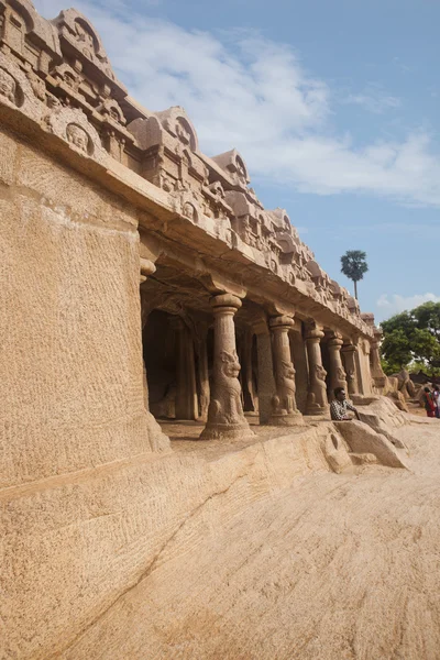 Oude pancha rathas tempel — Stockfoto