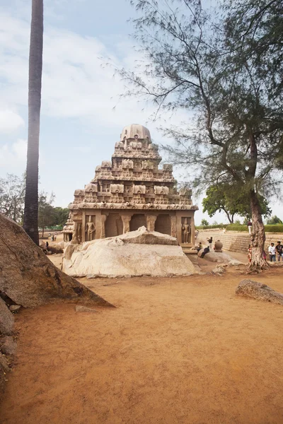 Ancient Pancha Rathas temple — Stock Photo, Image