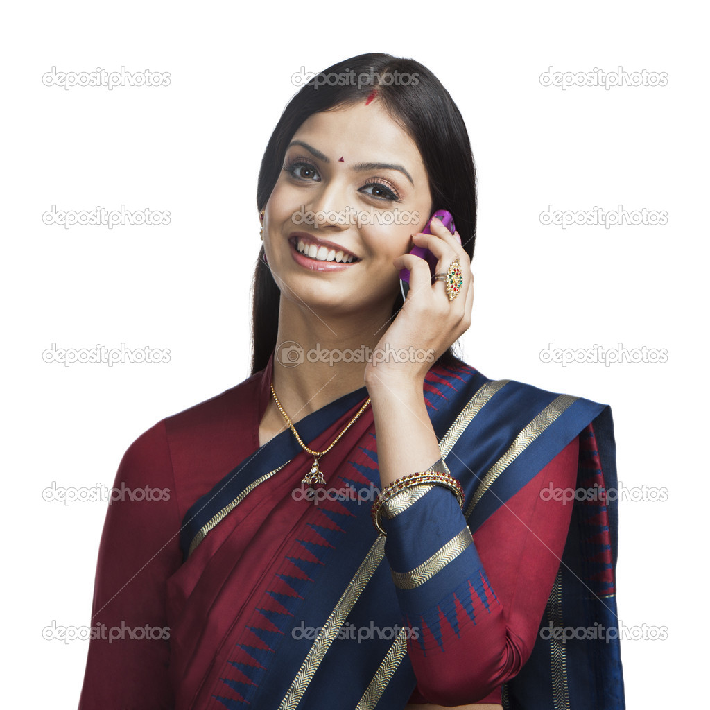 Woman talking on a cell phone