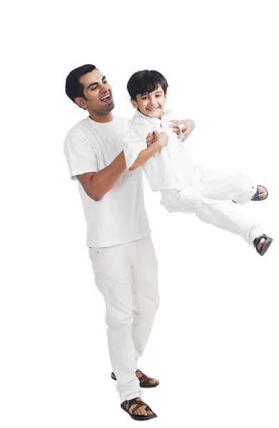 Father playing with his son — Stock Photo, Image