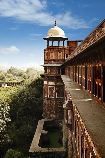 Agra kale mimari özelliği — Stok fotoğraf