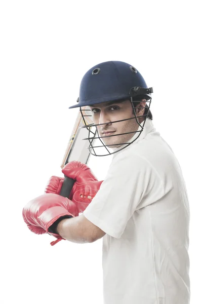 Batsman playing cricket — Stock Photo, Image