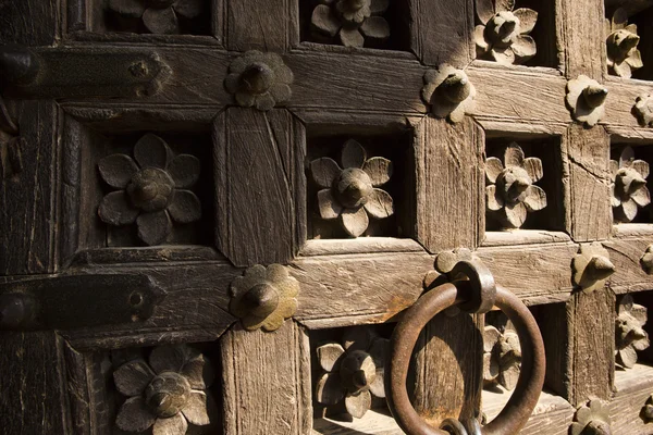 Деталь двери, форт Джайсалмер — стоковое фото