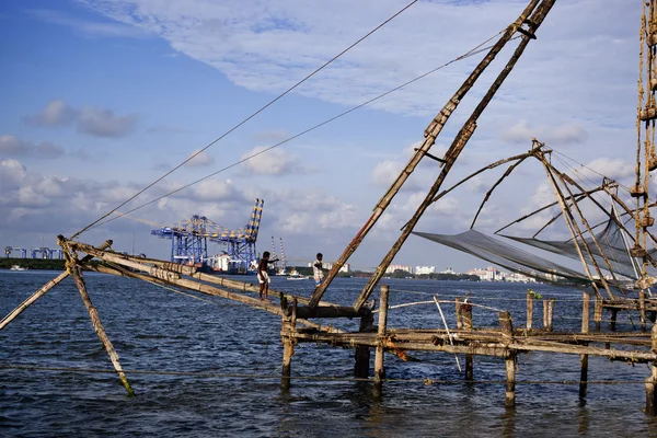 Chinese fishing nets — Stock Photo, Image