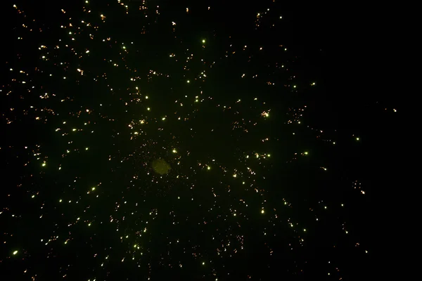 Fireworks display at night on Diwali — Stock Photo, Image