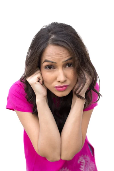 Mujer sintiendo pena — Foto de Stock