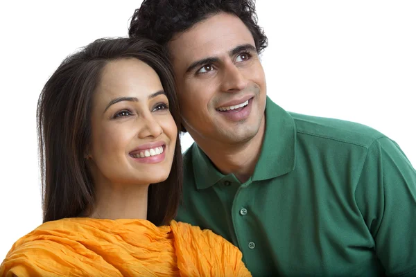 Couple smiling — Stock Photo, Image