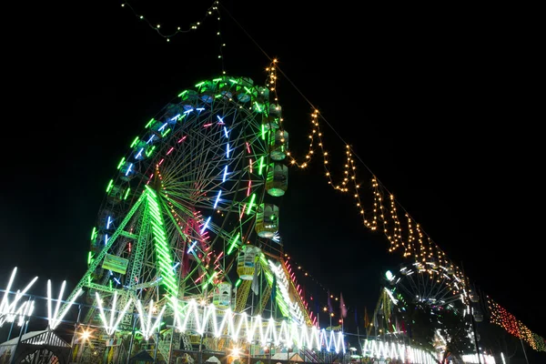 Ferris wheels in Pushkar Camel Fair — Stock Photo, Image