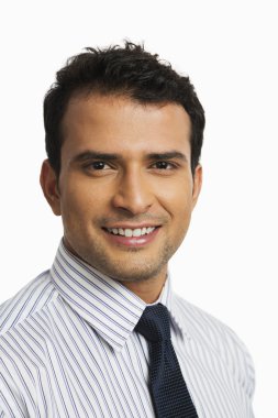 gülümseyen iş adamı